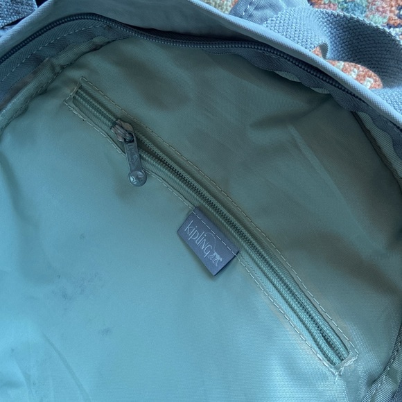 Kipling grey 14” backpack small size bag nylon kids school preschool - Picture 15 of 16